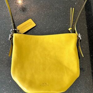 Coach Vibrant Yellow Crossbody Bag